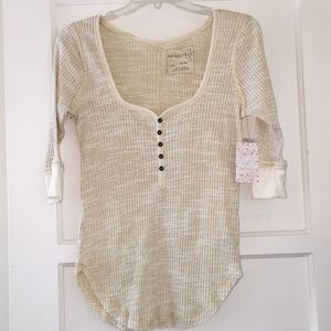 Free people  sweetheart Henley